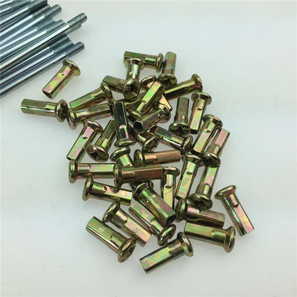 STARPAD For Jialing ZS125GY motorcycle tire accessories Offroad motorcycle right angle steel wire spokes 36pcs 128MM 4.0