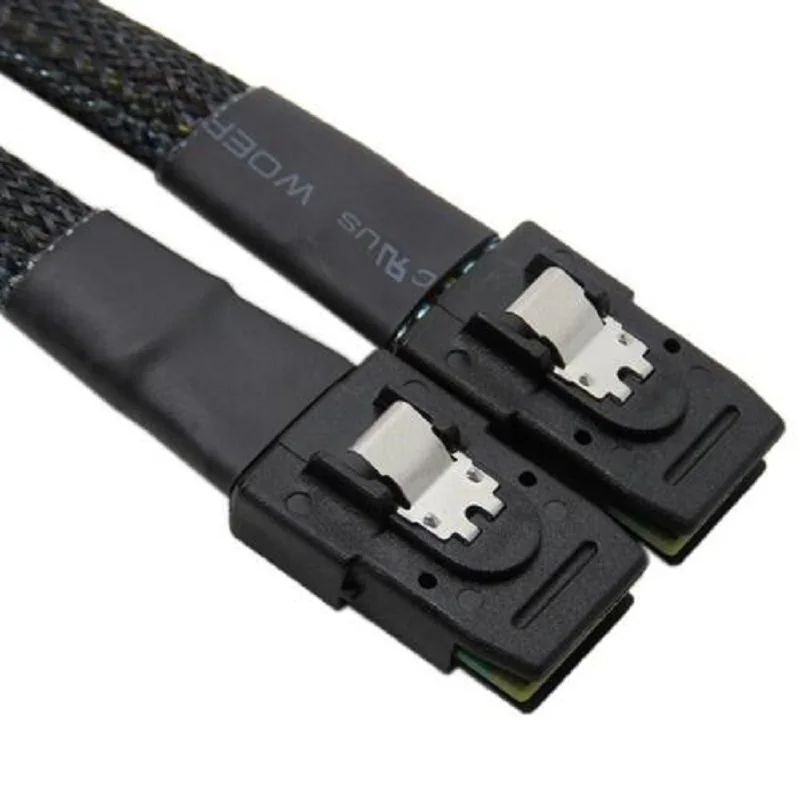 2Pcs Mini SAS 36Pin SFF-8087 To 36Pin SFF-8087 SAS Data Internal Server Cable 50cm