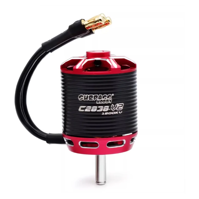 تجاوز هواية فرش السيارات 2-5S C2838 لطائرة RC مولتيكوبتر فرش محرك خارجي