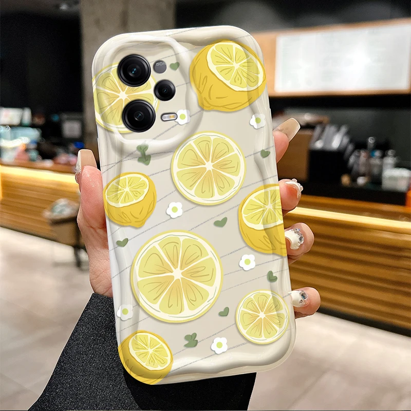 Custodia morbida per telefono Summer Fruit Lemon per Xiaomi Redmi Note 14 13 12 11 10 9 Pro Plus 14S 12S 11S 10S 9S Redmi 14C 14R 13C 12 4G 5G