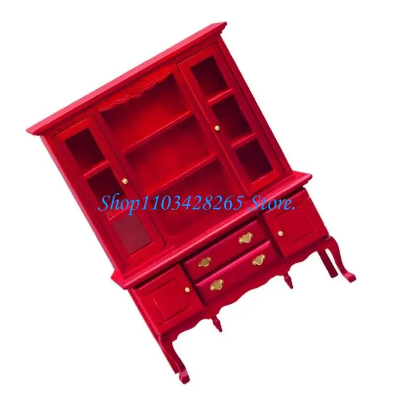 

Collectible Miniature Doll House Furniture 1:12 Cabinet with Opening Drawer G2TE