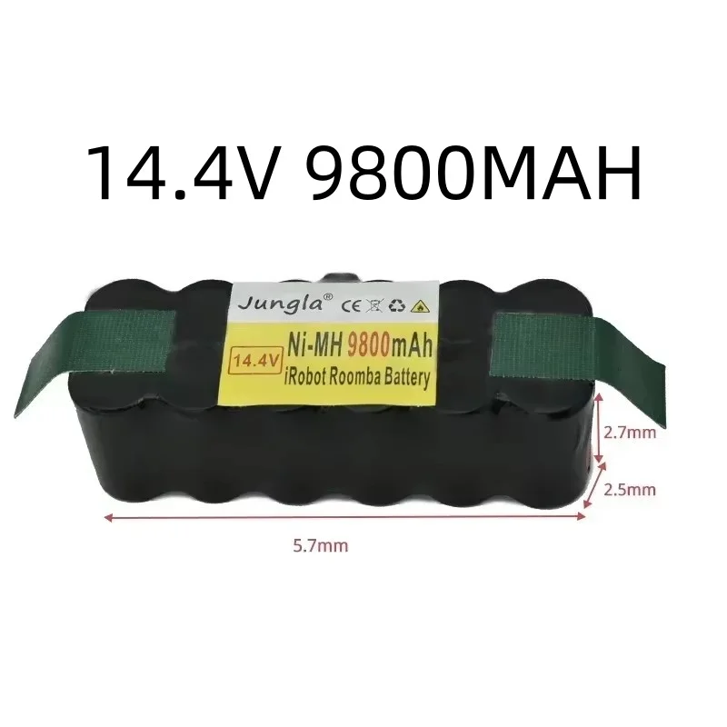 

IRobot Roomba Vacuum Cleaner Rechargeable Battery 9800mAh 14.4V Compatible with 500 510 530 570 580 600 630 650 700 780 Quality
