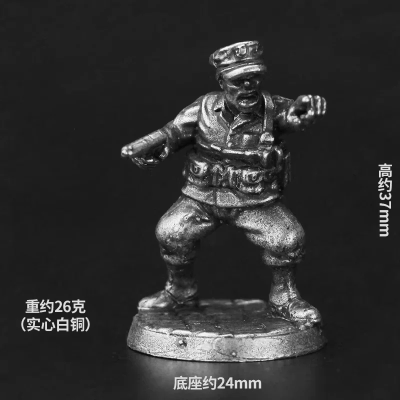 

10pcs WWII US Soldiers Metal Miniatures - Historical Military Figures for Wargaming & Collecting Enthusiasts Desktop Decoration