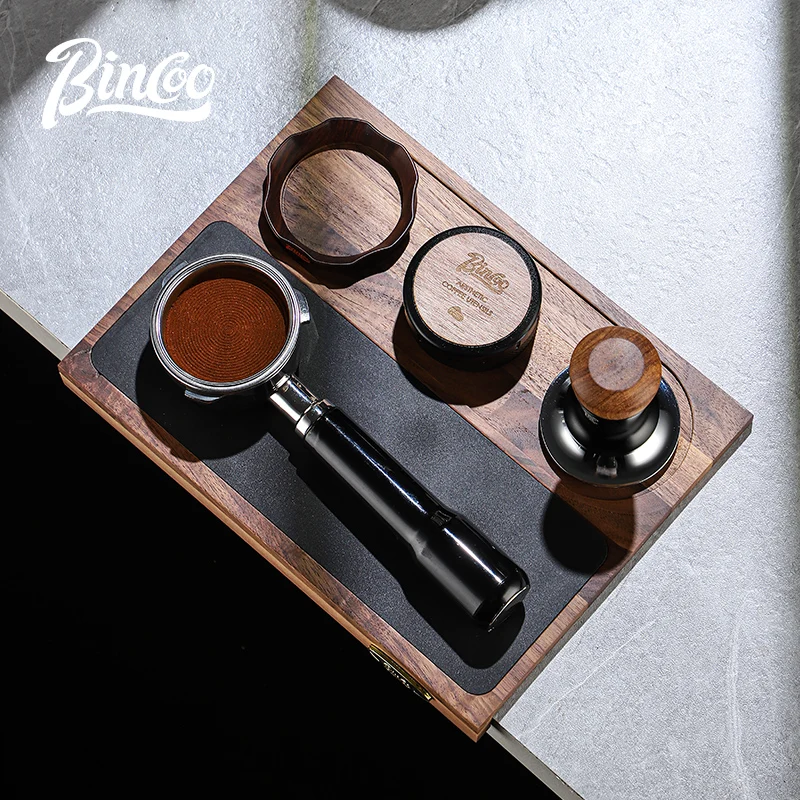 Bincoo Coffee Press Powder Base Powder Distributor Neutral 51/58mm Coffee Utensil Storage Base Set