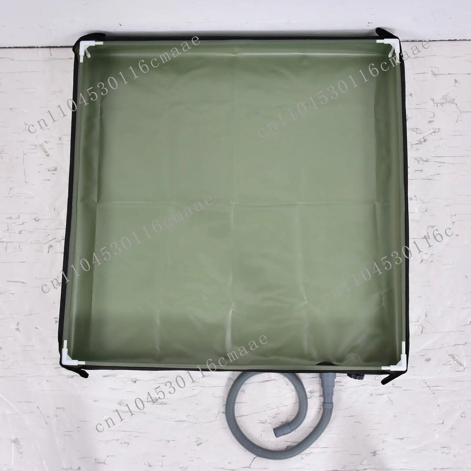Foldable Shower Tray, Bathtub Floor Base, Standing  Drainage, Suitable for RVs