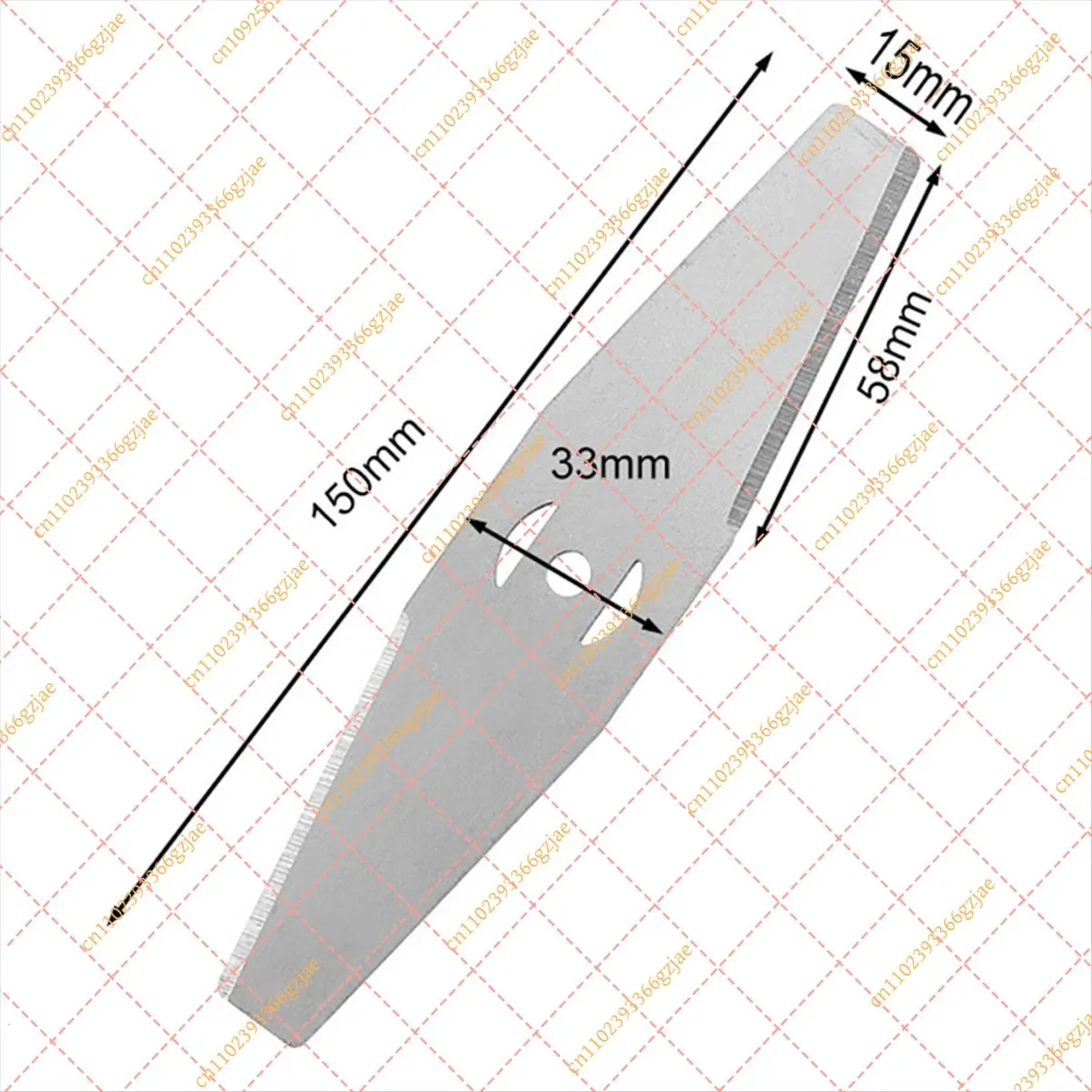 2Pcs Replacement Blades for Electric Brushcutter, Brush Cutter Accessories Replacement Part