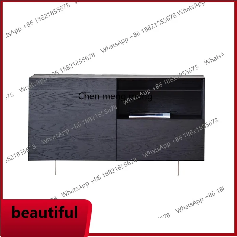 

X Simple wind storage, wooden entrance cabinet, integrated dining side cabinet for storage and entry