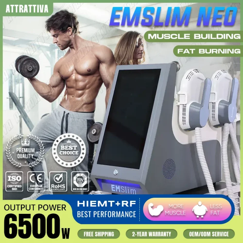 

EMSlim NEO HIEMT RF High Intensity Focused Electromagnetic Muscle Building Machine Body Sculpting Fat Buring Cellulite Reduction