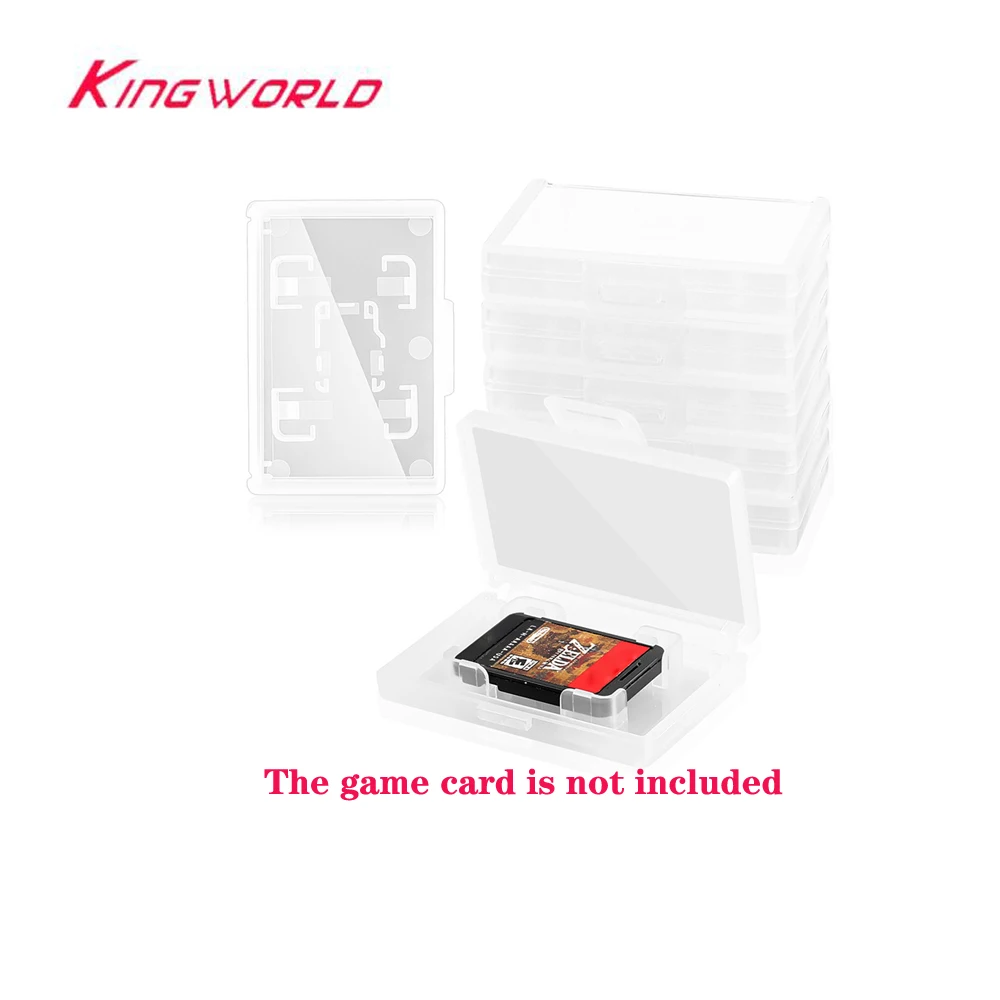 Transparent protective box for switch oled switch lite game card for tf card storage box
