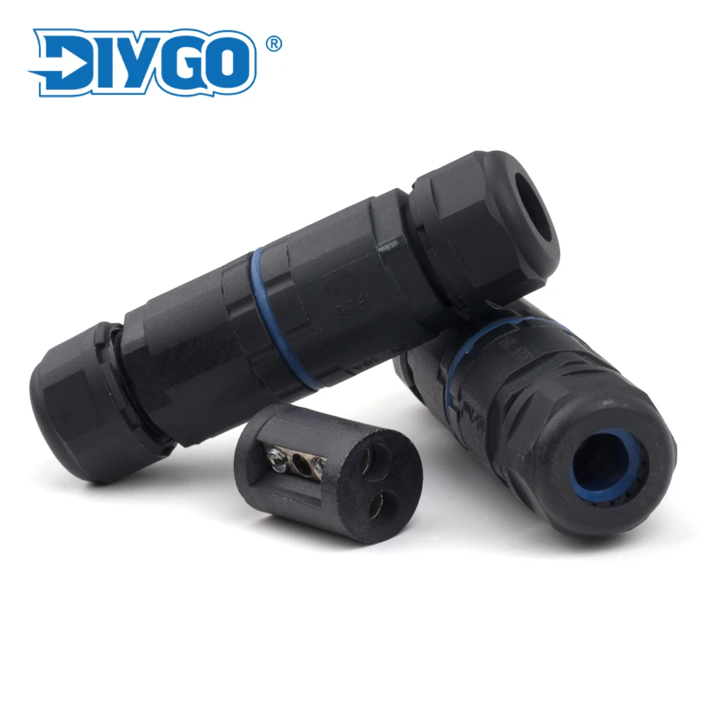 

IP68 Waterproof Cable Connector KVSF-15 2 In 2 Out Quick Screw Terminal Adapter Electrical Terminals Wire Connectors Led Light