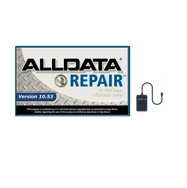 Alldata 10.53 1TB all data auto repair software 24-in-1 car tool scanner Hard Drive Diagnostic Tool