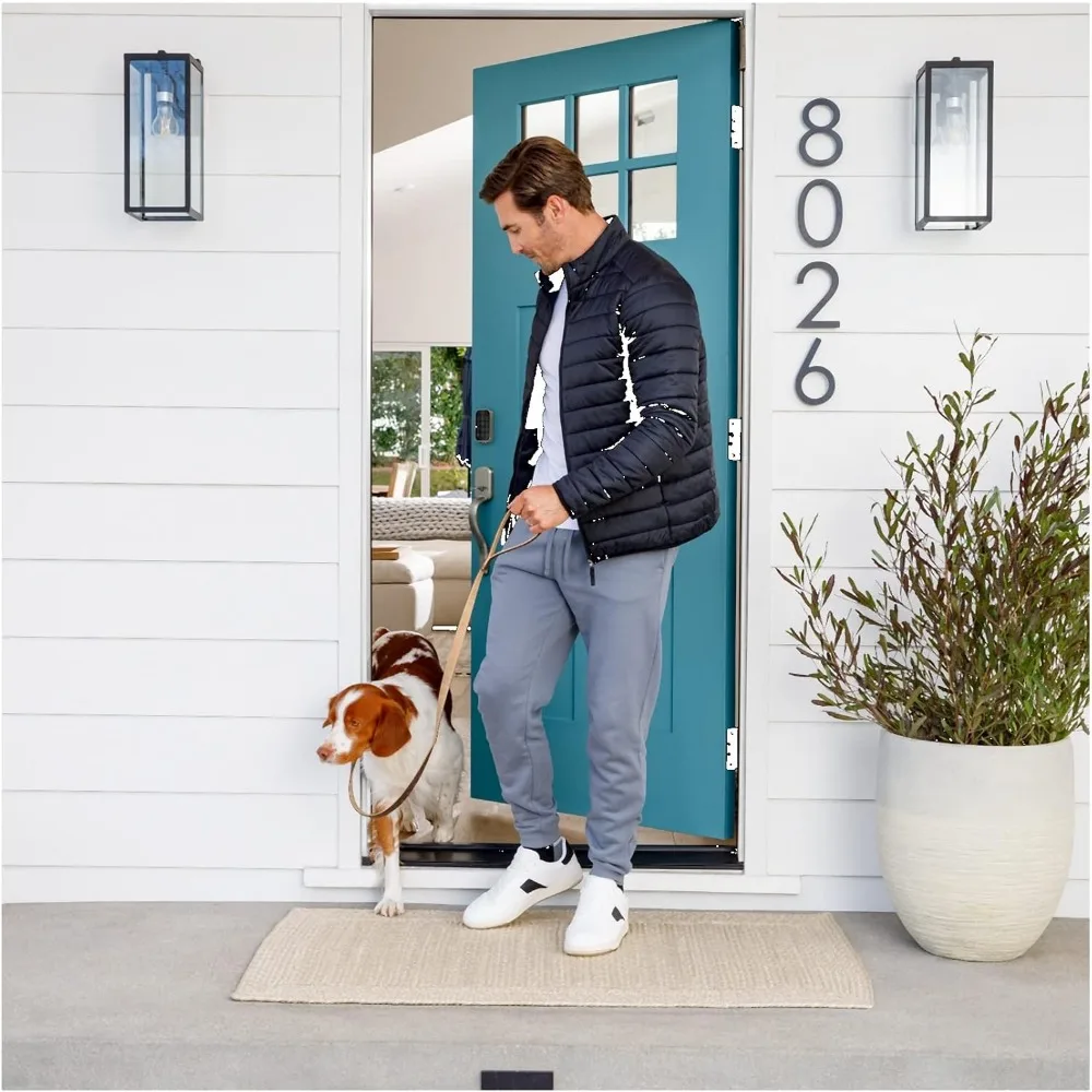 Yale Home Assure Lock 2 Catenaccio, Serratura per porta d'ingresso senza chiave in nichel satinato con tastiera touchscreen digitale e connessione Bluetooth