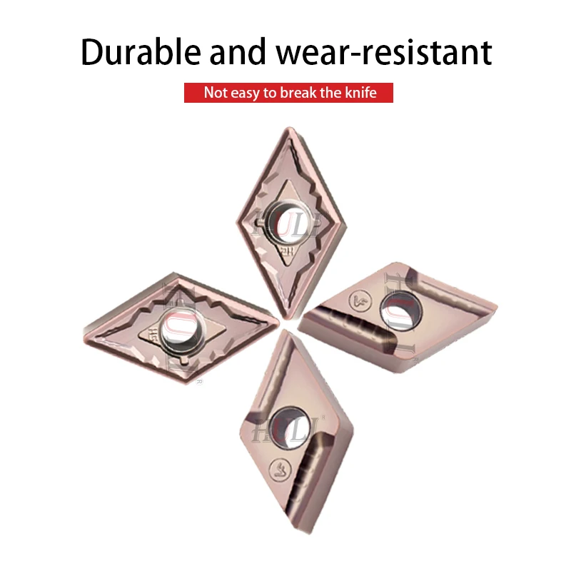 DESKAR DNMG150604 150608-HS R-VF LF6118 100% Original CNC Lathe Carbide Inserts External Turning Tool Processing Stainless Steel