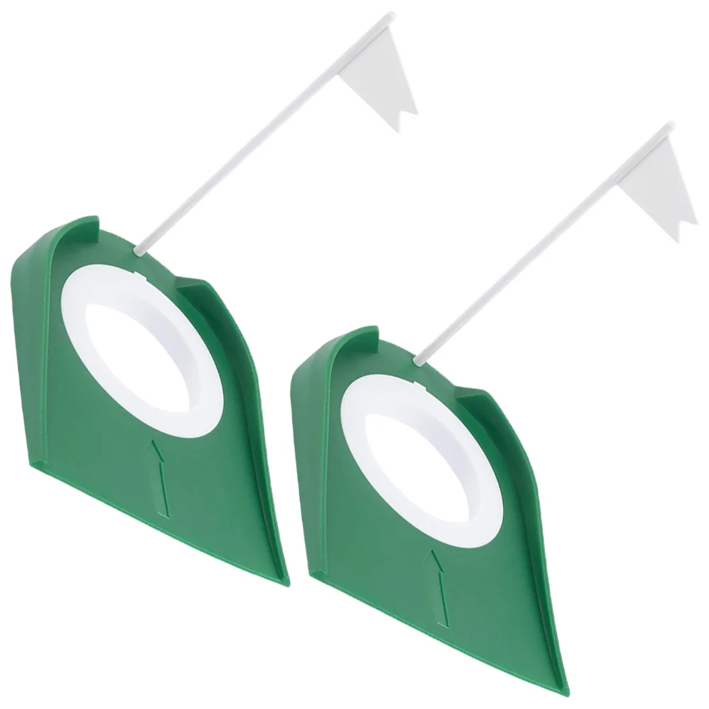 2Pcs Putting Practice Cup Premium Plastic Golf Training Aid for Indoor and Outdoor Use Portable Lightweight Practice Putting