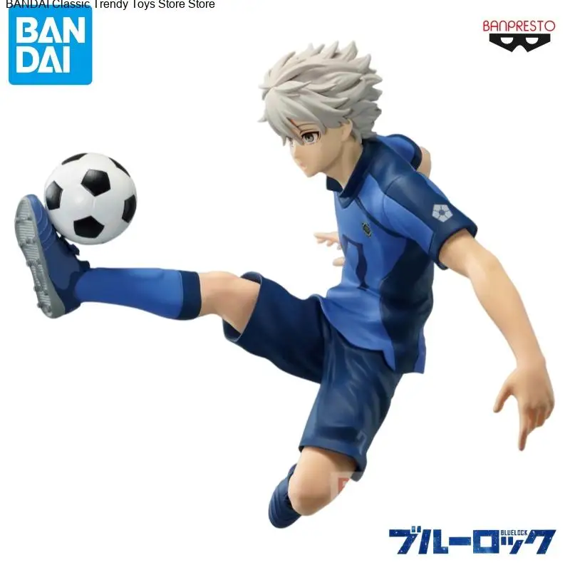 Bandai Origineel Op Voorraad Banpresto Blue Lock Anime Karakters Nagi Seishiro Model Action Figure Garage Pop Gloednieuwe Boxed
