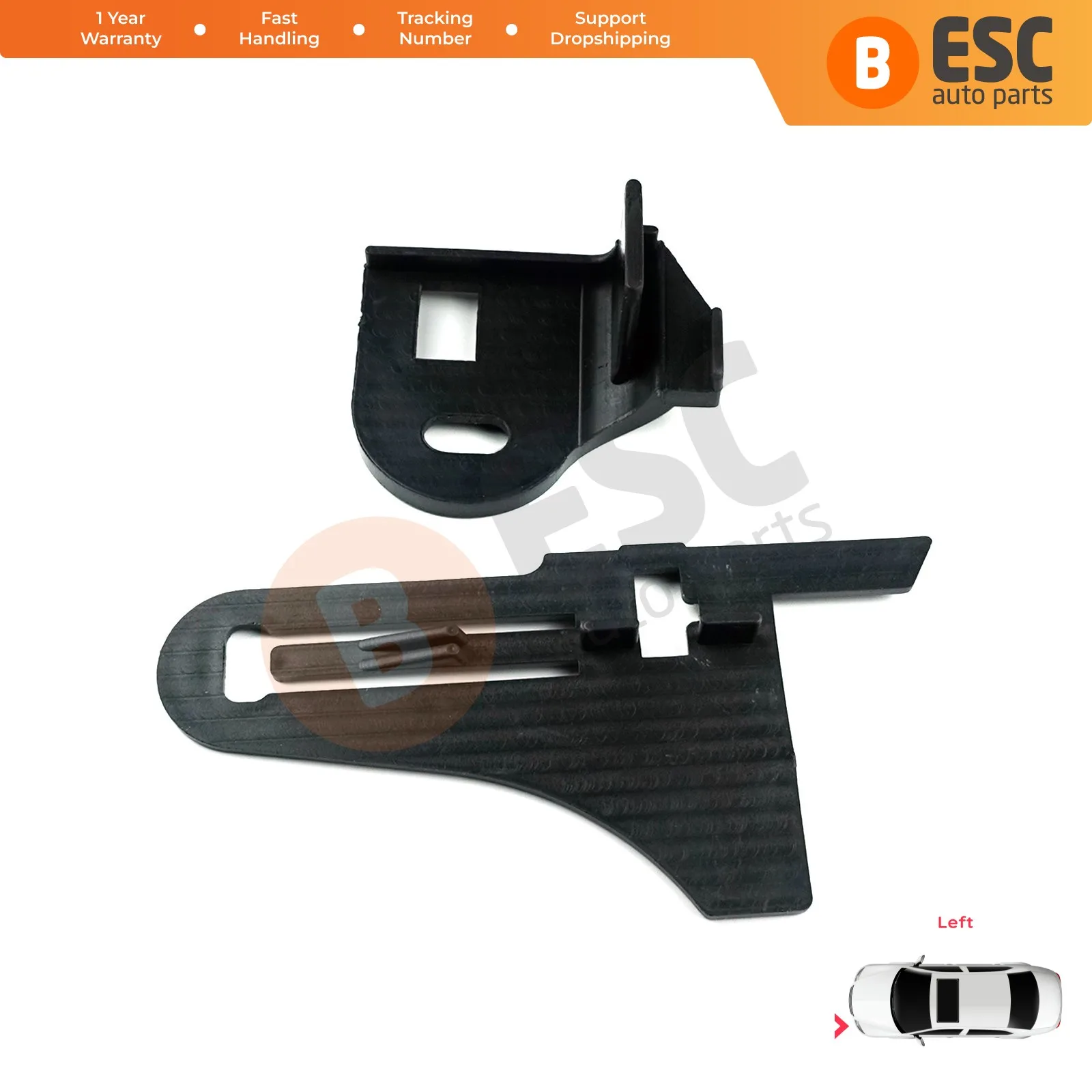 

EHL510 Car Headlight Headlamp Housing Repair Mount Holder Bracket Tab Clips Left for Renault Megane MK3 2008-2016 260607305R