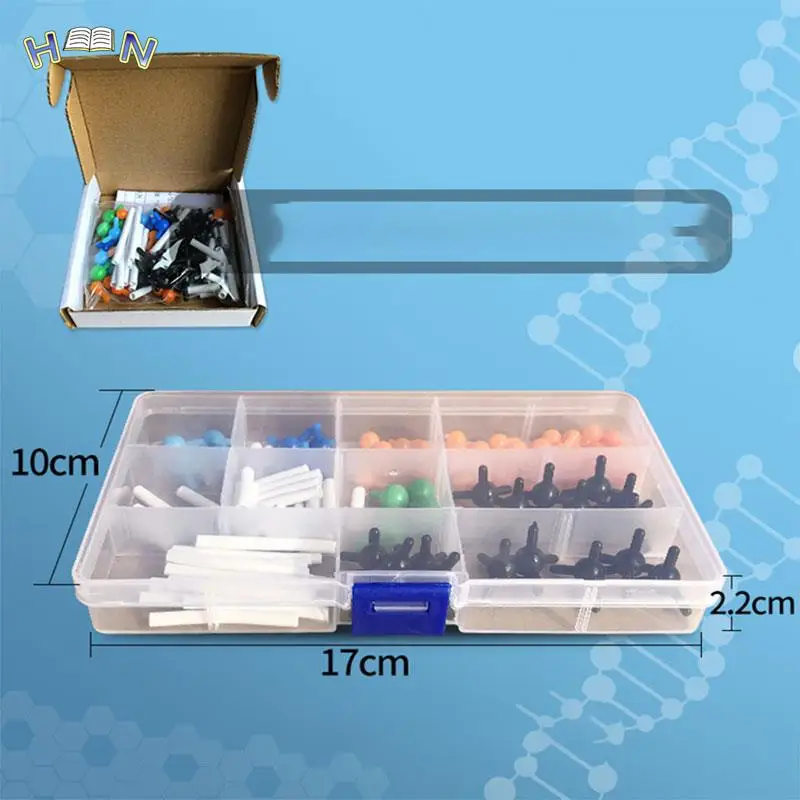 Imagem -06 - Molecular Model Conjunto para Química Orgânica Estrutura Molecular Model Kits Acessórios Escolares Série mm Grupo J3112