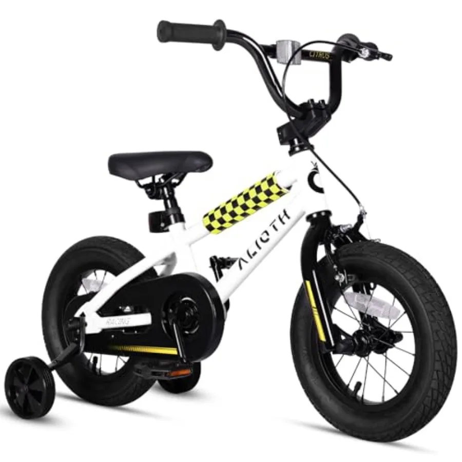 

BMX Style 12 14 16 Inch Bike with Training Wheels 20'' Coaster Brake Kickstand for 2-14 Years Old Toddlers Boys Girls Multiple
