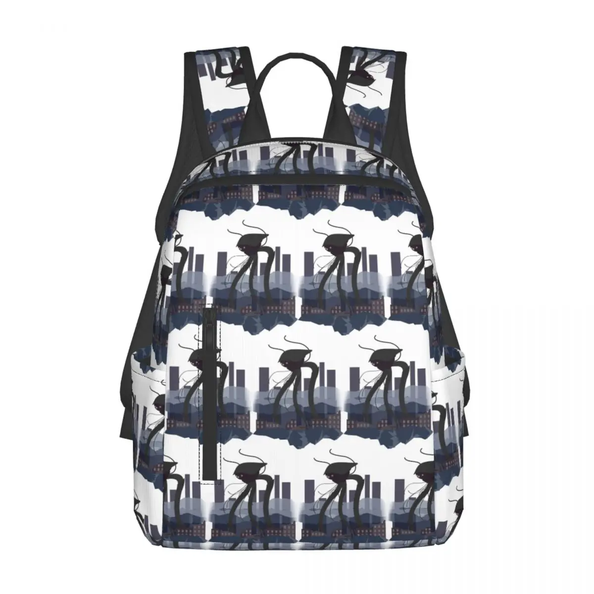 

War Of The Worlds Martian Tripod Backpack Daypack Kids BookBag School Bag Shoulder Bags for Men Women