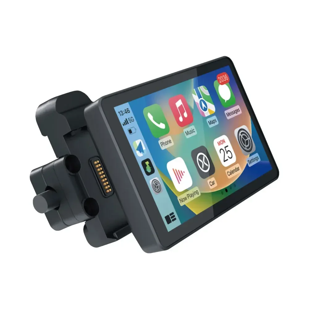 

Motorcycle Carplay Android Auto GPS Navigation System HDR 6" IPS LCD, 5G Wi-Fi BT, IP68 Waterproof for BMW R1200GS R1250GS