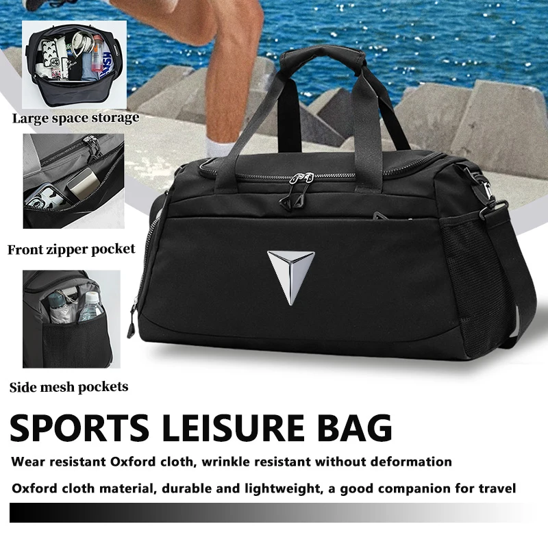 

Car Logo Fitness Storage Bag Travel Tote Casual Crossbody Bags For Deepal S7 SL03 2021 2022 2023
