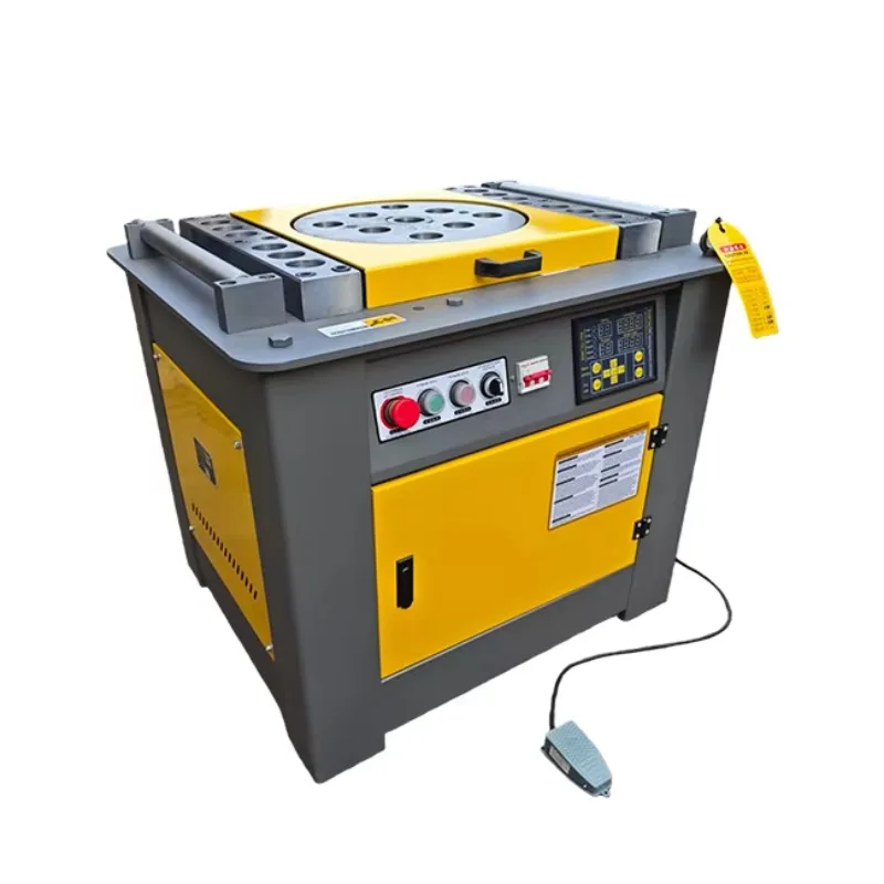 4KW Cnc Auto Rebar Stirrup Bender 6-45mm Construction Steel Round Bar Wire Bending Machine GW52 380V