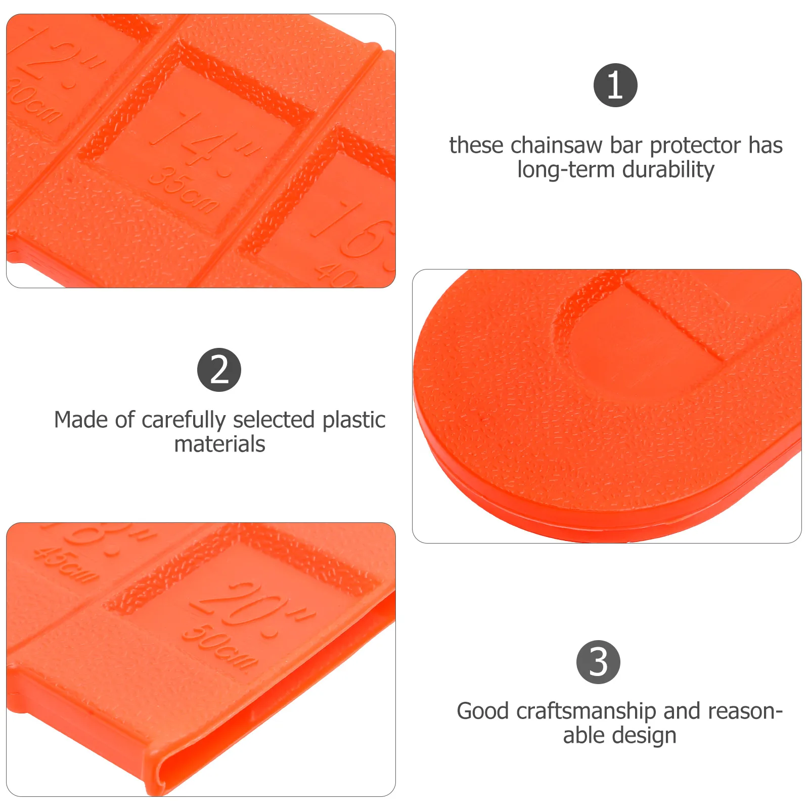 

52 58 Inch Chainsaw Bar Cover Set 5 PC Protective Sleeve 12 14 16 18 20 Inch Electric Gas Storage Case Random Color
