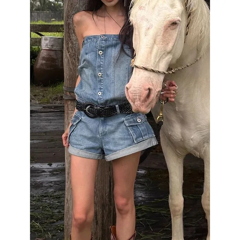 الصيف النساء Y2k الشارع الشهير Gyaru Harajuku موضة الجرونج خمر Coquette منخفضة الارتفاع 2000s شورت جينز الدنيم السراويل الساخنة اليابانية #5