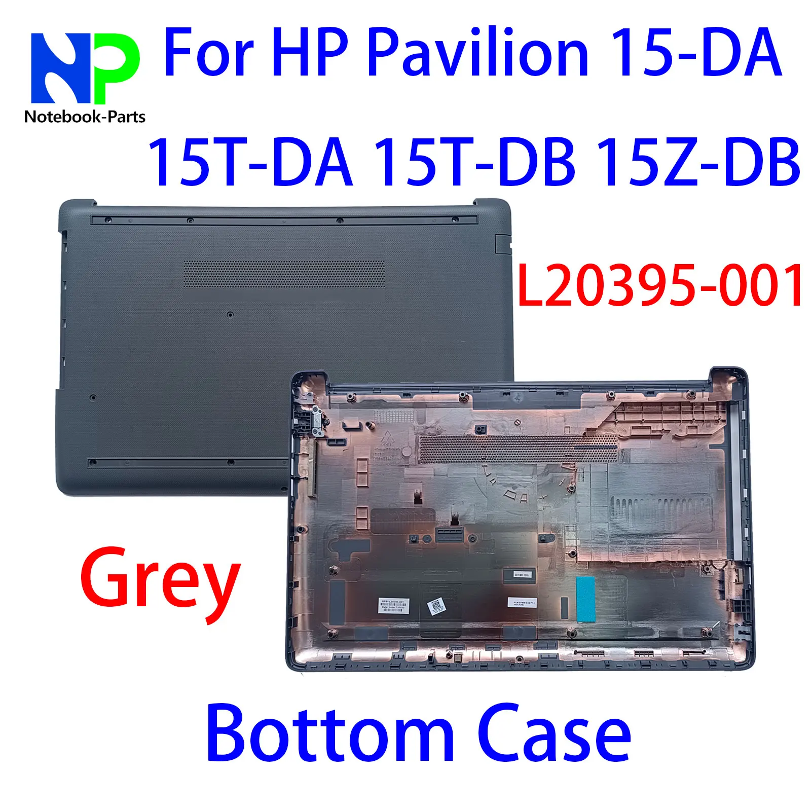 

Оригинальный новый для HP Pavilion 15-DA 15T-DA 15T-DB 15Z-DB, упор для рук, ЖК-дисплей для ноутбука, задняя крышка, нижняя часть корпуса, серый L20395-001 AP29M 000630