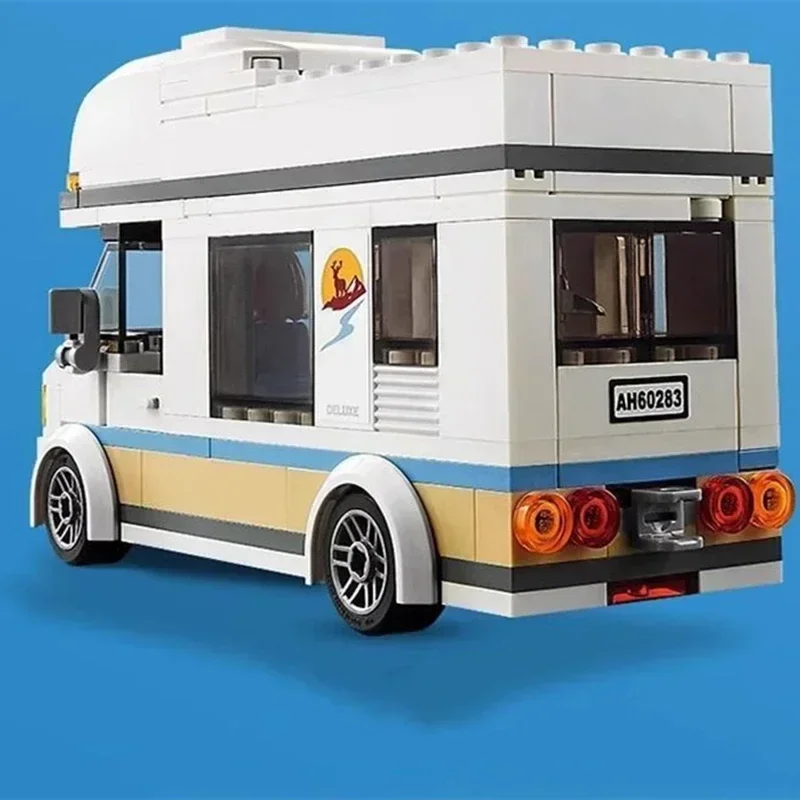 City Series Holiday-Camper-Van Compatible 60283 Building Blocks Bricks Education Assembly Toys for Child Birthday Christmas Gift