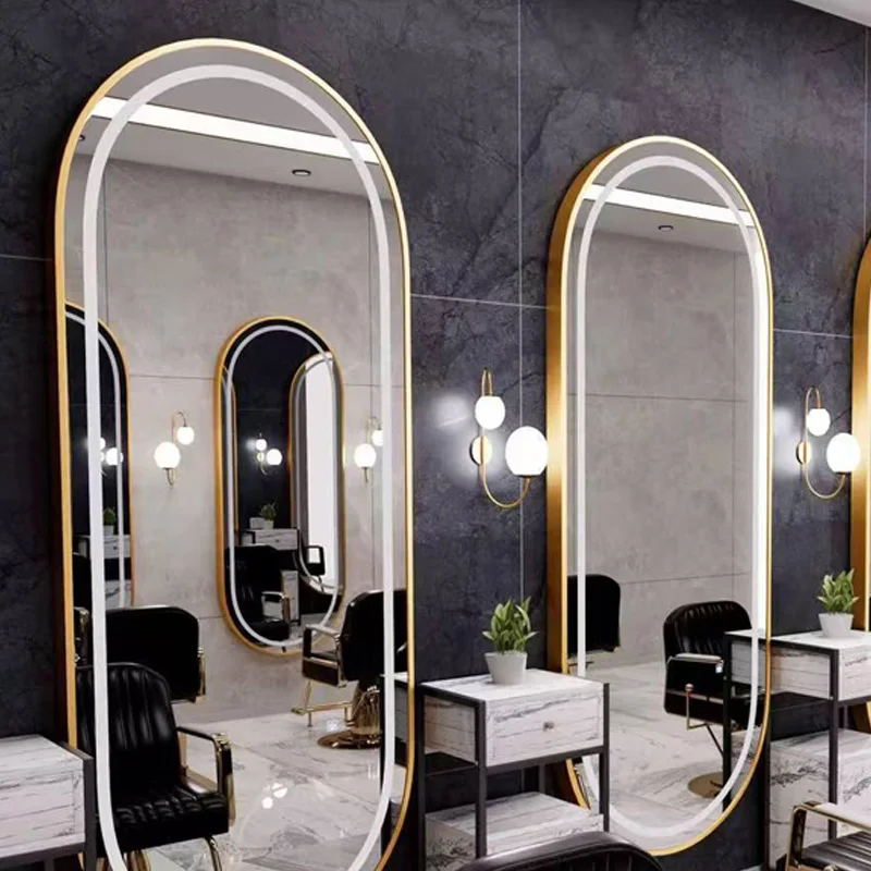 3 Mirrors Set, Salon Decor Wall Mounted Large Vanity Mirror, Portable Eco-Friendly Bathroom Mirror, Stylish Home Decor