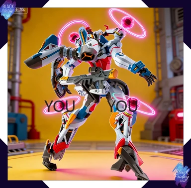 

Bandai Gundam Model Kit Genuine HG 1/144 GMS-Ω GQuuuuuuX Endymion Unit Aqakened Anime Action Figure Collection Assembly Model