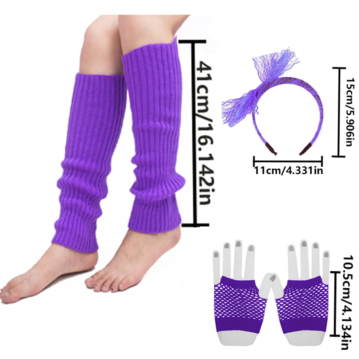 PESENAR ชุดกระโปรงทูทูสีนีออนสไตล์ยุค 80 สำหรับผู้หญิง พร้อมชุดแฟนซีและเครื่องประดับสำหรับงานปาร์ตี้ธีมต่างๆ