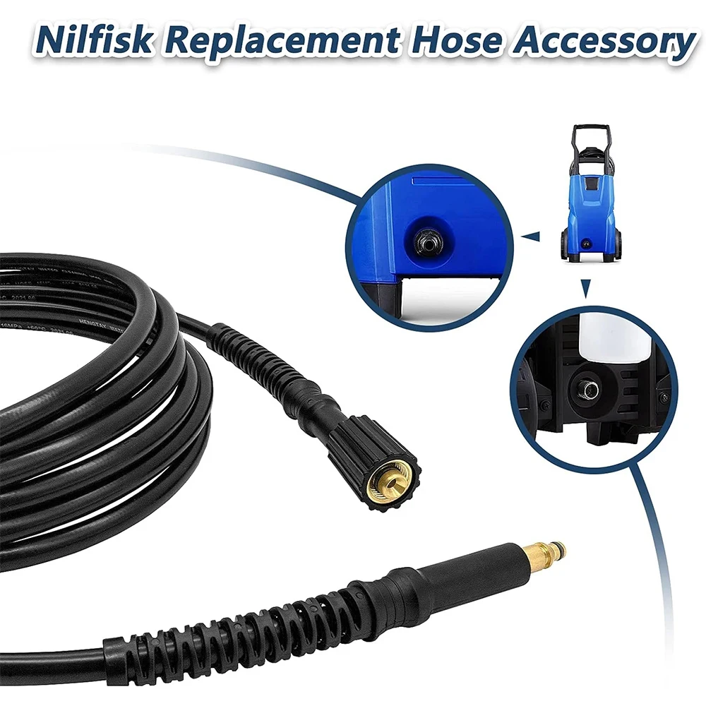 High Pressure Washer Hose For Nilfisk/STIHL/Gerni Pressure Water Cleaning Hose Pipe Cord Extension Pipe Cord High Car Wash