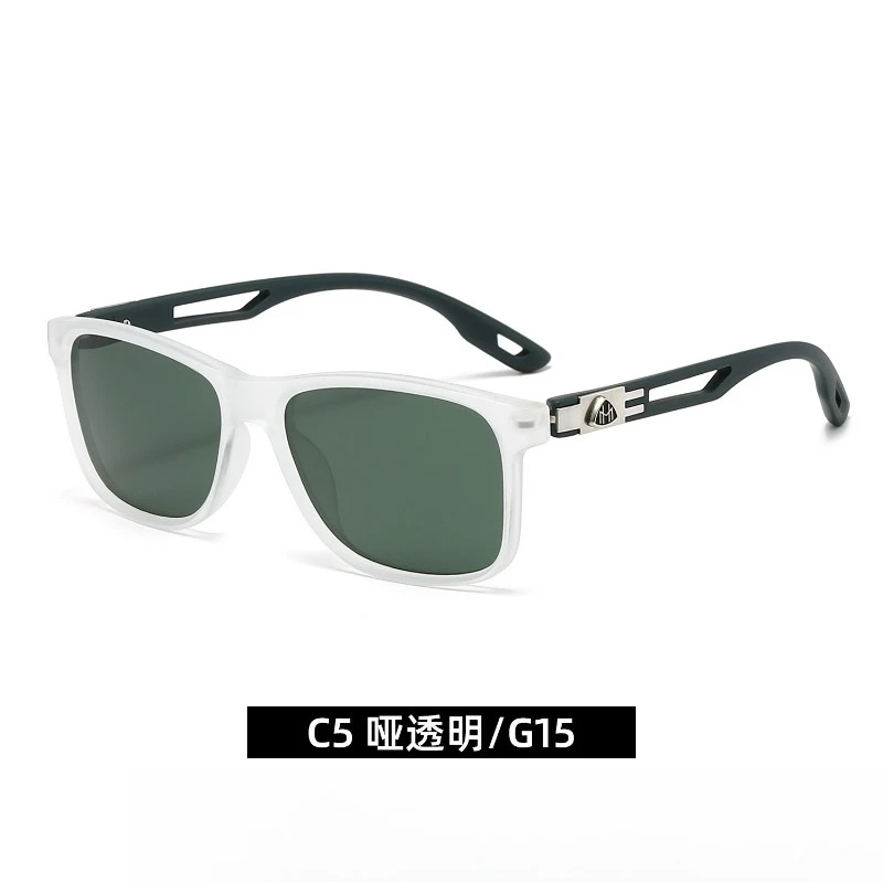 

​​2025 Square Frame Sunglasses Polarized UV400, Retro Spring Hinges Lightweight Fashion Unisex Driving Outdoor Luxury​​