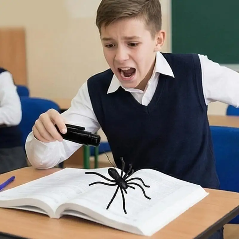 Funny Trick Realistic False Spiders Pen Prank Toy For Parties Jokes Gags And Hilarious Surprises A2UB
