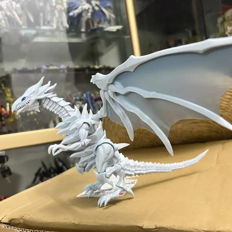 Spot White Dragon No.1 Blue Eye White Dragon Assembly Model Manufacturer Ornament Birthday Christmas Surprise Gift