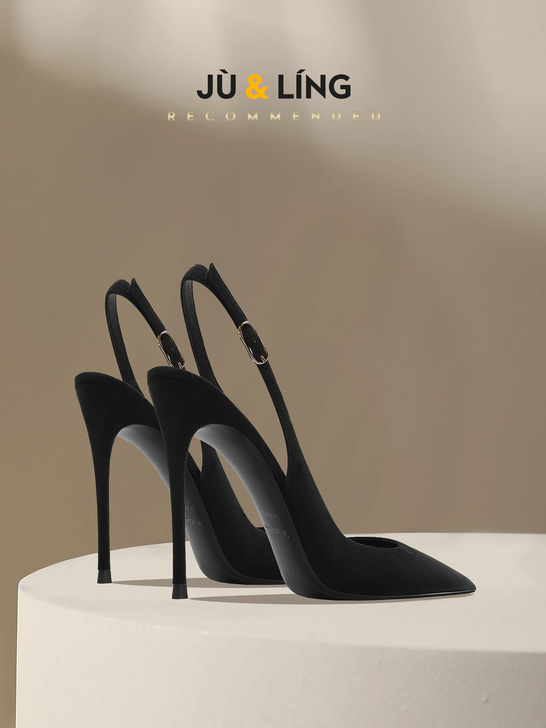 

Новые босоножки Baotou на тонком каблуке с черным ремешком с пряжкой и высоким каблуком, с модной женской обувью с ремешком сзади.