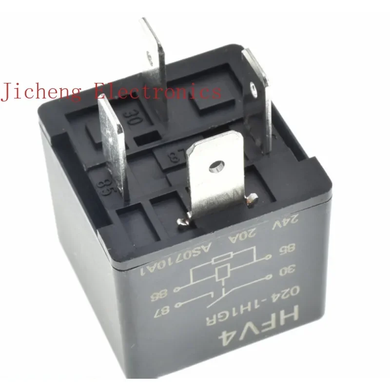 

10PCS Automotive relay HFV4-024-1H1GR A set of normally open 20A four-legged, brand new and original