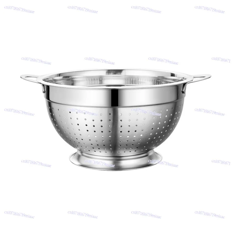 

for Home Kitchen Colander Bowl Multipurpose Large Capacity Stainless Steel Vegetable Fruit Strainer Washing Basket