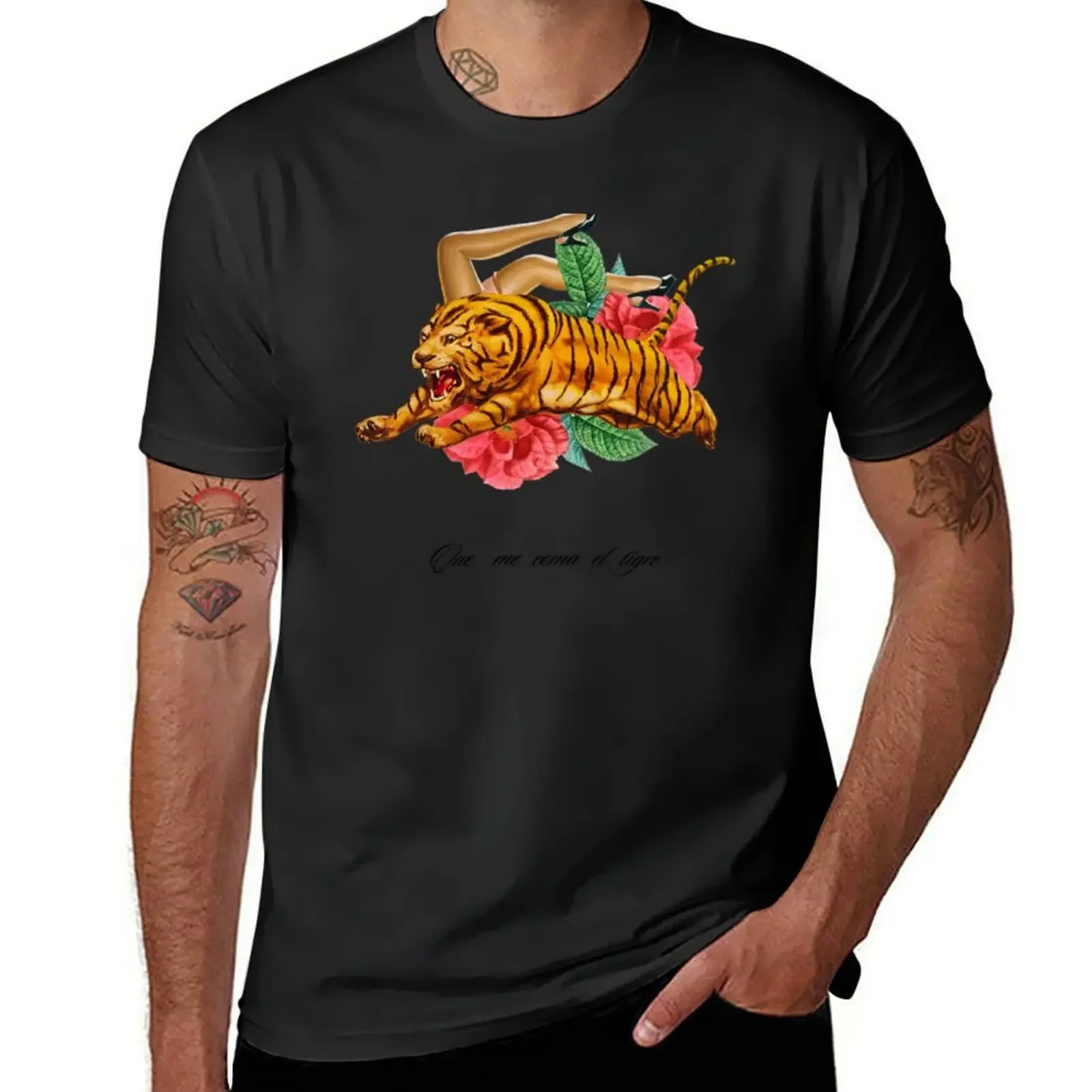 que me coma el tigre (Lola Flores) Camiseta clásica T-Shirt sweat custom t shirt mens graphic t-shirts hip hop