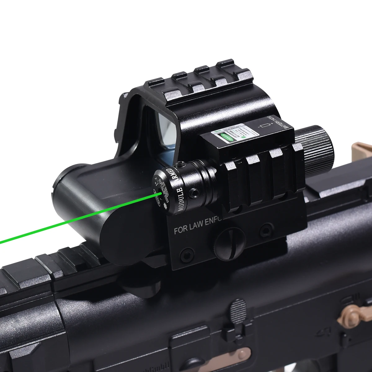 Imagem -05 - Hunting Red Dot Sight Reflex Holográfico Laser Verde Óptica Tática Rifle Airsoft Scope Desmontagem Rápida 553 552g