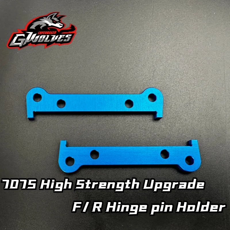 GWOLVES per HOBAO Upgrade OP 94009 7075 Hgh Strength F/R cerniera Pin Holder 2PC Fit 1/8 HYPER MT / MTX 1/7 MT ii Monster Truck