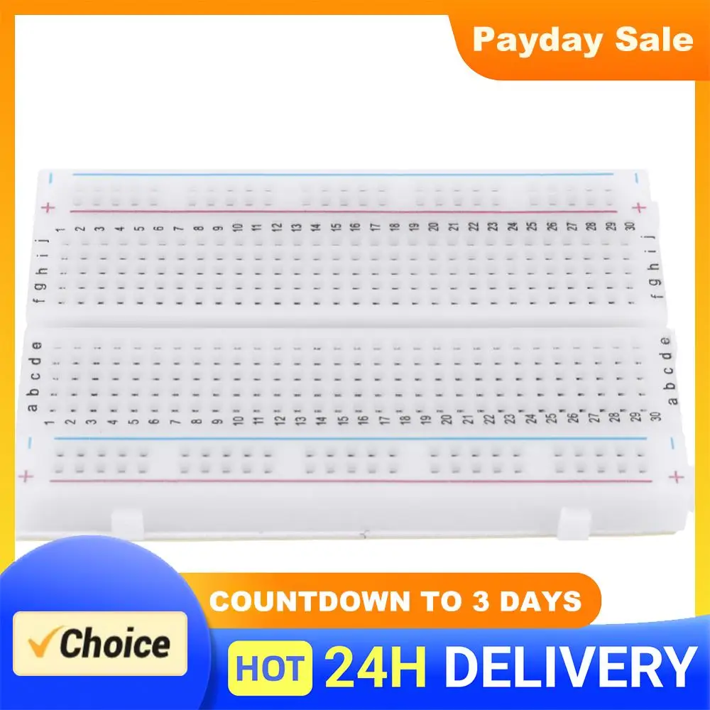Mini Universal Test Protoboard 400 Tie Spliceable PCB Bread Board for Experiment Test Robot