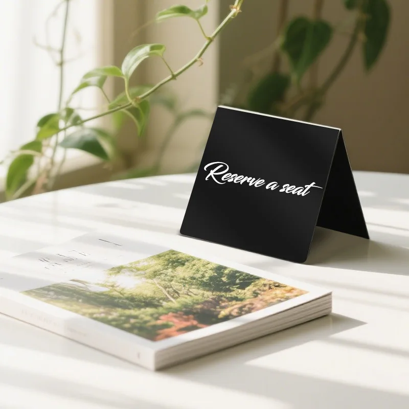 12pcs/lot Acrylic V/L Shape Handwritten Price Tags Sign Holder Display Snack Price Name Card Tag Label Holder Table Number Stand