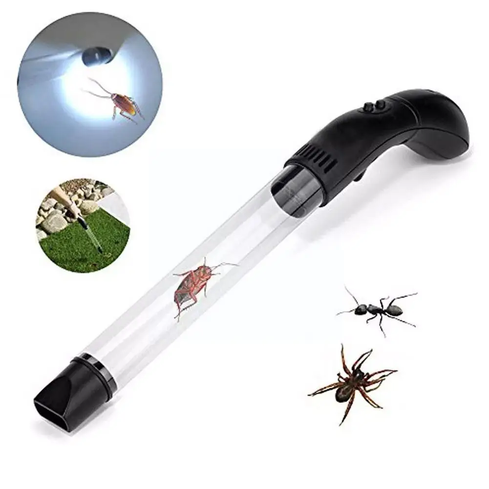 LED Insect Suction Trap Catcher Fly Bugs Insect Killer Safety Insecticidal Repellent Lamp Spider Littel Vacuum Pest Sucker D7E3