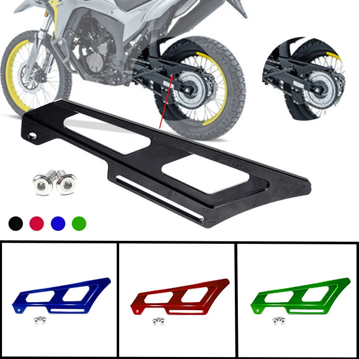 For Loncin VOGE 300 RALLY 300 RALLY300 Rear Swingarm Upper Cover Motorcycle Accessories Rear Chain Guard Cover Rear