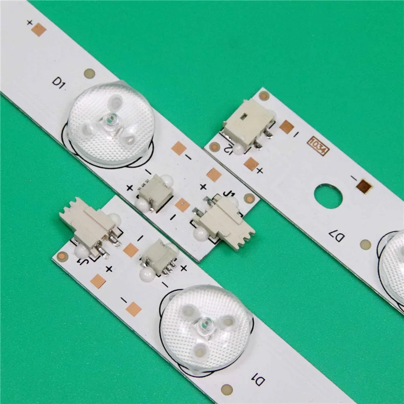 Faixa de luz de fundo LED para Philips 46PFL3218K/12 46PFL3008 46PFL3208H/12 Barras EVERTOP LBM460P0501-AT-1 (L)/BH-3 (R)/AU-1 (HF) (0) Fita