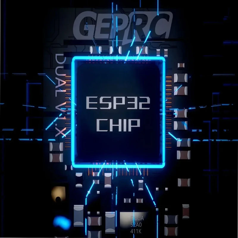 

GEPRC ELRS DUAL 2.4G Diversity Receiver Long Range для FPV Racing Drone Quadcopter RC Tools