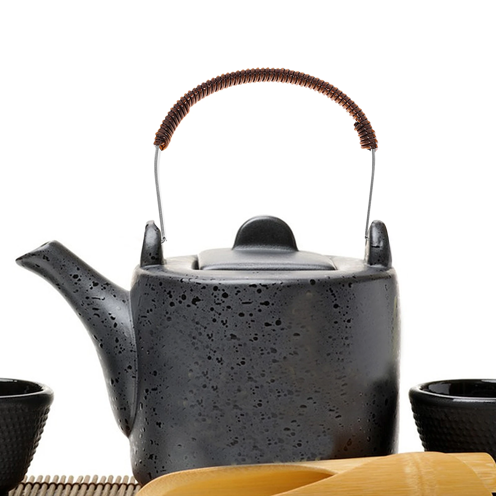 

Heat Resistant Stainless Steel Teapot Handle Replacement Sturdy Lightweight Kettle Wipe Clean for Daily Use